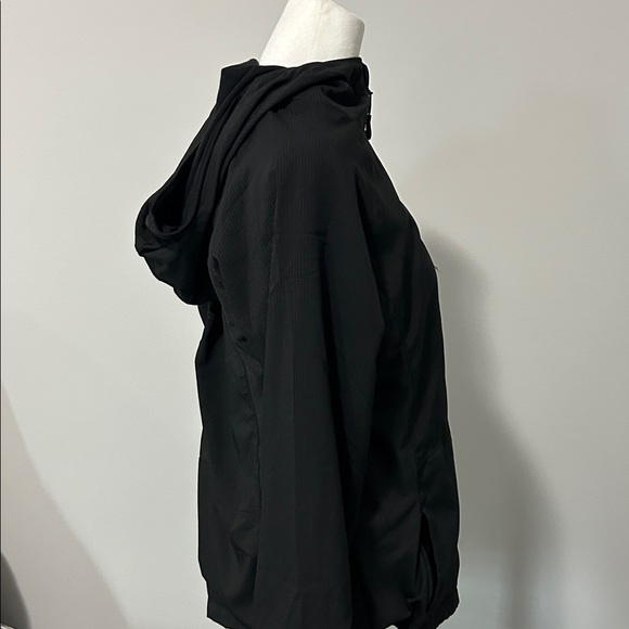 RBX Women's Lightweight Athletic Jacket - Textured Black Size Large - Picture 4 of 7